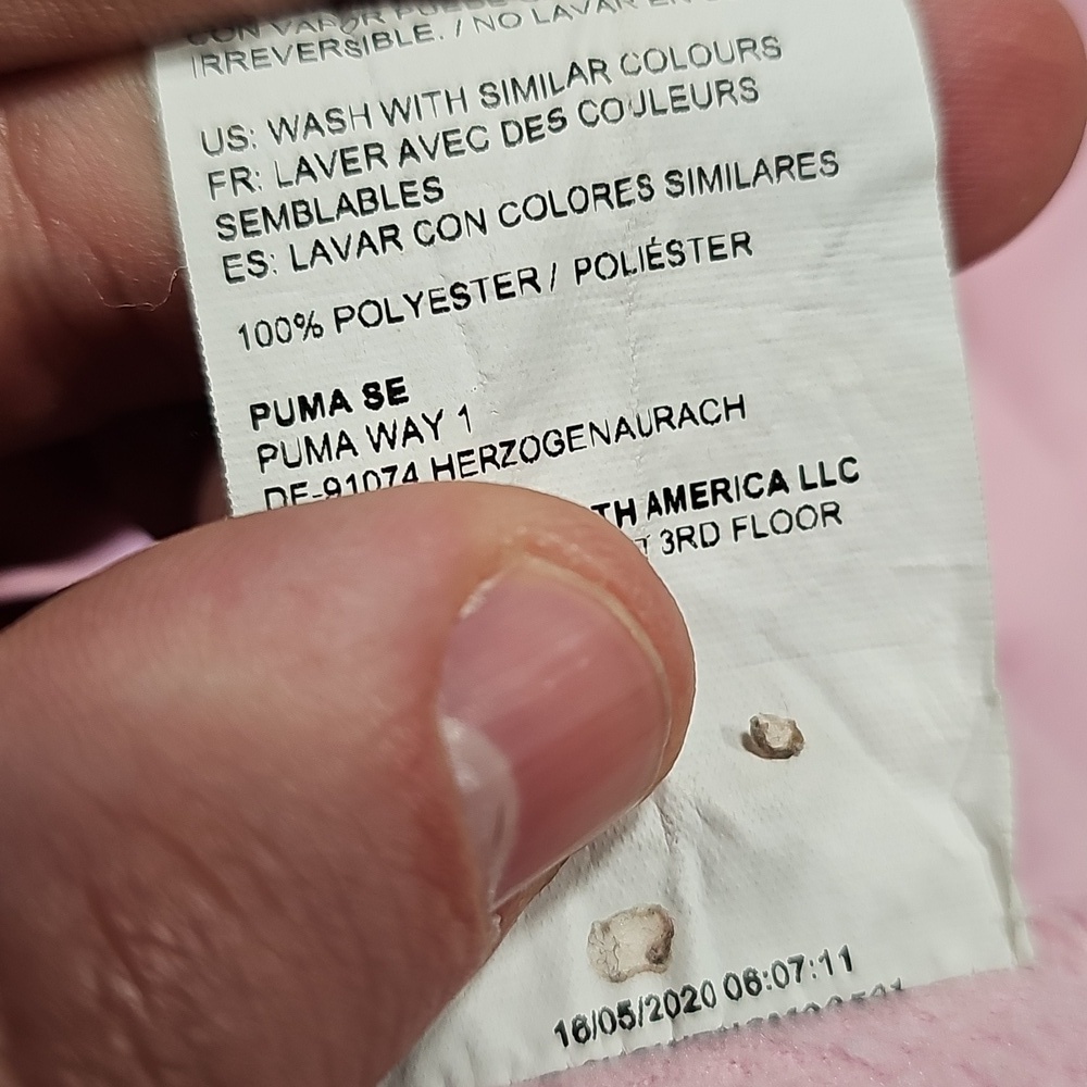Puma Girl's Size 8 Light Pink Zip - Picture 6 of 8